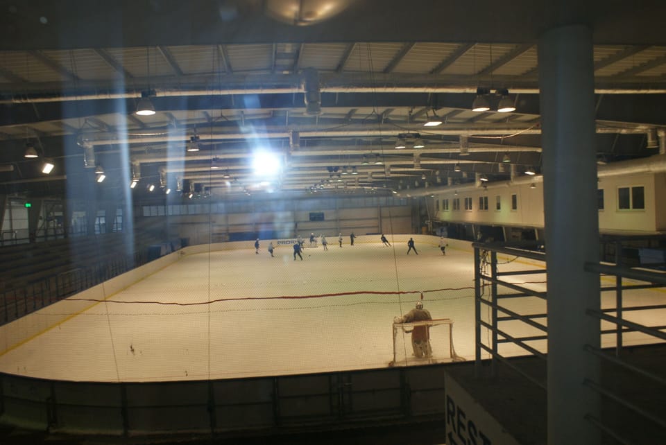Ice skating