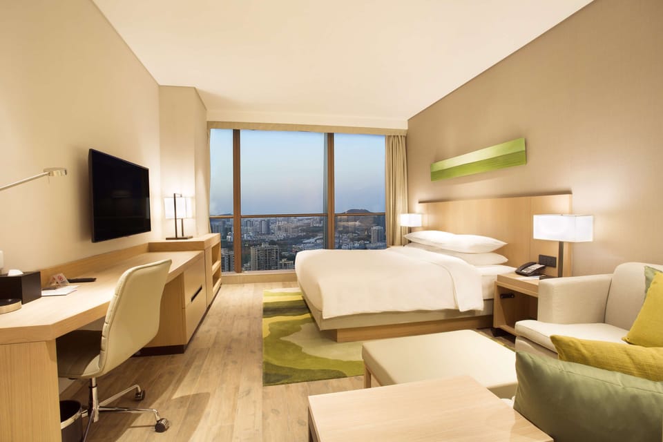 King Bed | Premium bedding, down comforters, in-room safe, desk