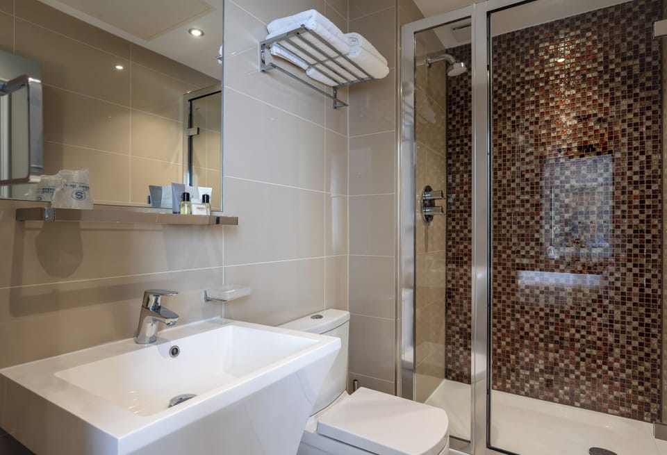 Standard Triple Room | Bathroom | Shower, free toiletries, hair dryer, towels