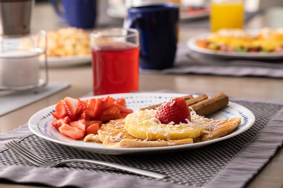 Free daily full breakfast