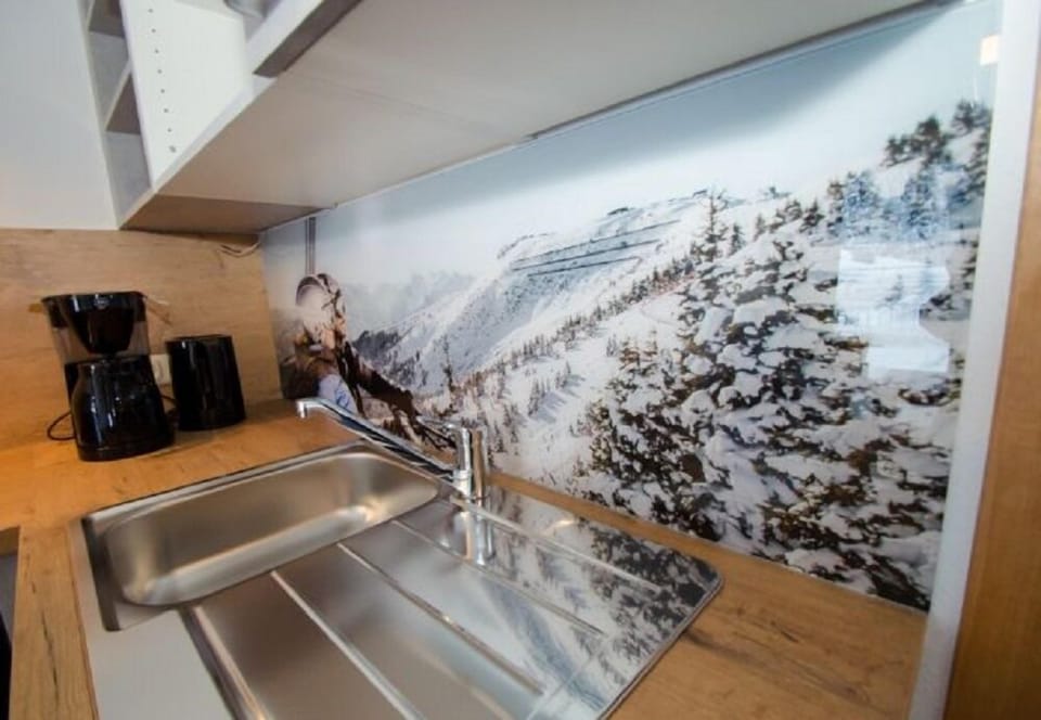 Apartment, 2 Bedrooms, Mountain View | Private kitchenette | Fridge, microwave, oven, stovetop