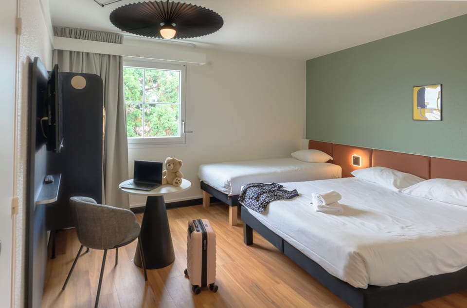Standard Room, Multiple Beds | Desk, blackout drapes, iron/ironing board (on request), WiFi (free)