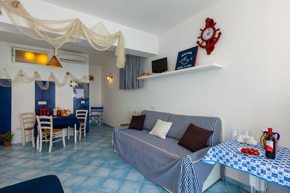 Classic Suite, Terrace, Sea View | Living area | Flat-screen TV