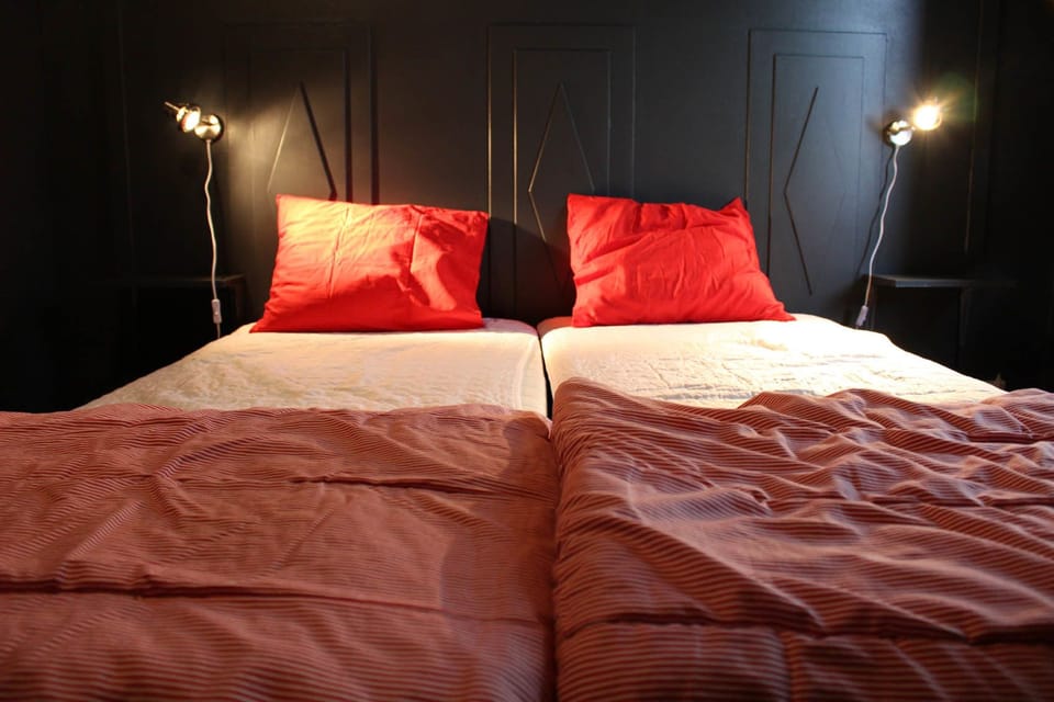 Double Room, 2 Twin Beds | Desk, blackout drapes, iron/ironing board (on request), WiFi (free)