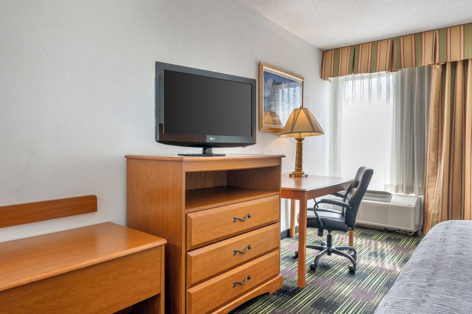 Room, 1 King Bed, Accessible, Non Smoking | Desk, iron/ironing board, cribs/infant beds, free WiFi