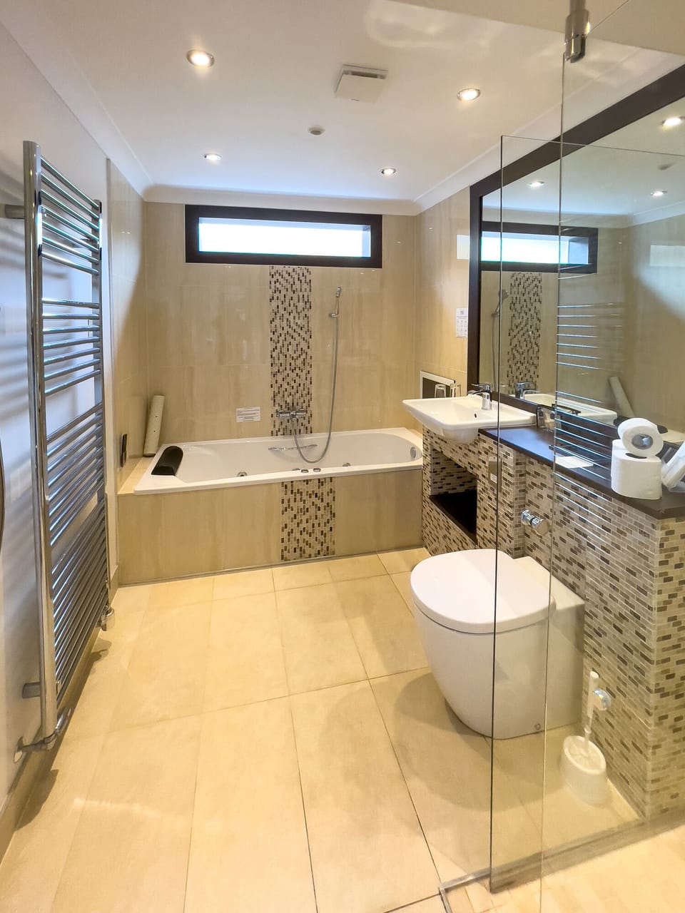 Double or Twin Room | Bathroom | Combined shower/tub, jetted tub, free toiletries, hair dryer