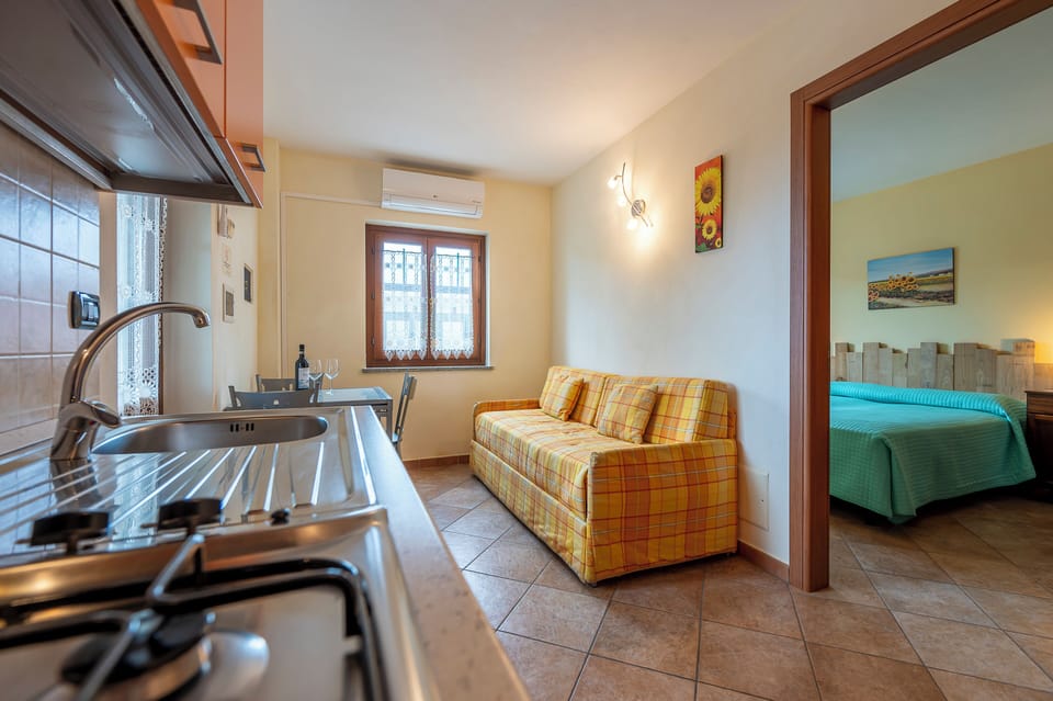 Comfort Apartment, 1 Bedroom, Balcony (3 pax) | Living area | Flat-screen TV