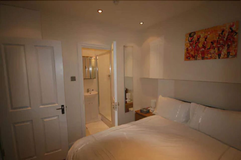 Shower, free toiletries, hair dryer, slippers