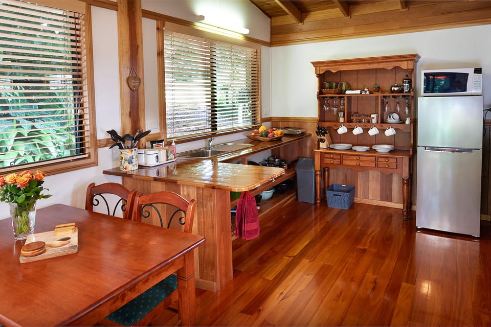 Exclusive Studio, 1 Bedroom, River View | Private kitchen | Coffee/tea maker, full-size fridge, microwave, stovetop