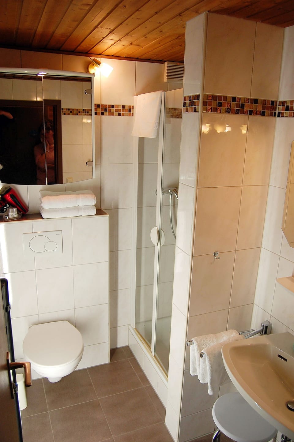 Double Room, Mountain View | Bathroom | Shower, free toiletries, hair dryer, towels