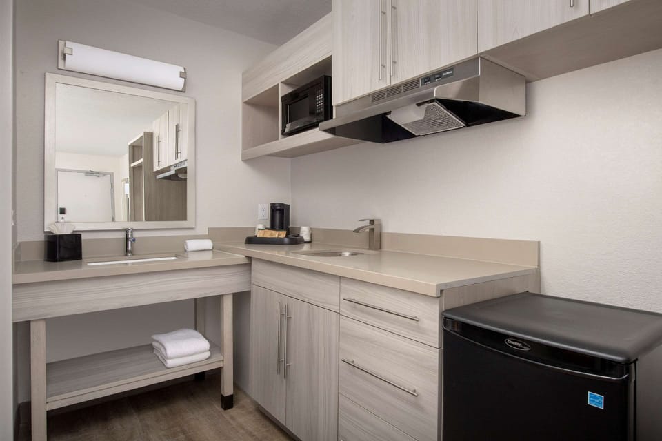 Standard Room, 2 Double Beds, Non Smoking | In-room safe, desk, blackout drapes, iron/ironing board