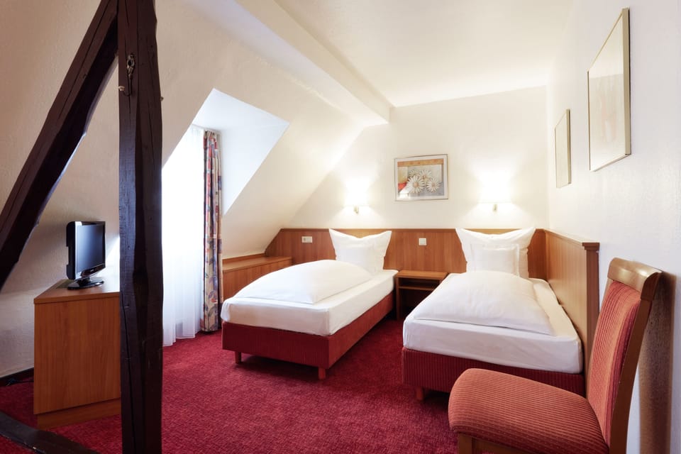Double or Twin Room | Hypo-allergenic bedding, minibar, in-room safe, desk