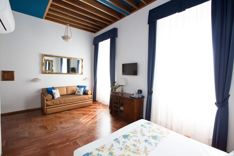 In-room safe, iron/ironing board, free cribs/infant beds, free WiFi