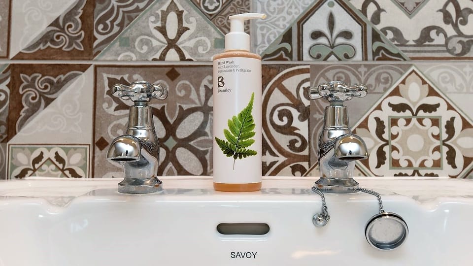 Deluxe King Room with Private Garden | Bathroom amenities | Separate tub and shower, free toiletries, hair dryer, bathrobes