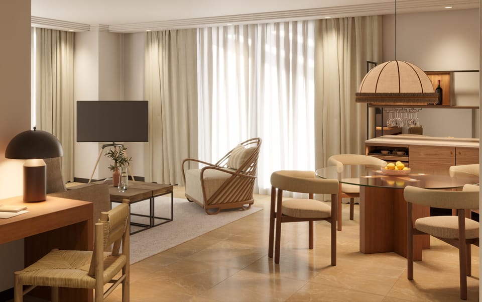 Penthouse (Suite) | Minibar, desk, iron/ironing board, free WiFi