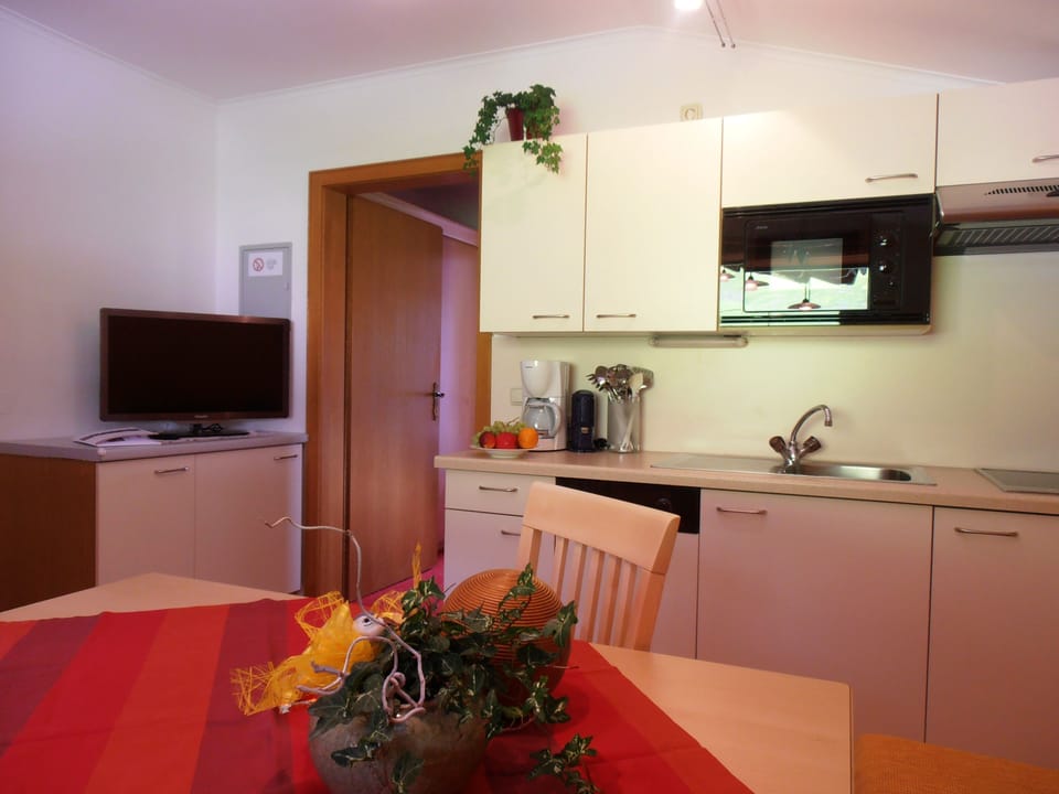 Classic Apartment, Balcony | Private kitchen | Fridge, microwave, stovetop, dishwasher