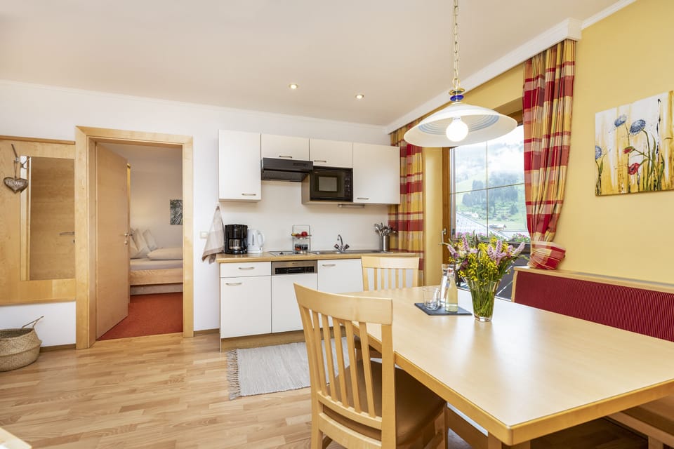 Classic Apartment, 2 Bedrooms | Private kitchen | Fridge, microwave, stovetop, dishwasher