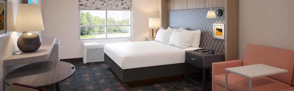 Premium bedding, down comforters, pillowtop beds, desk