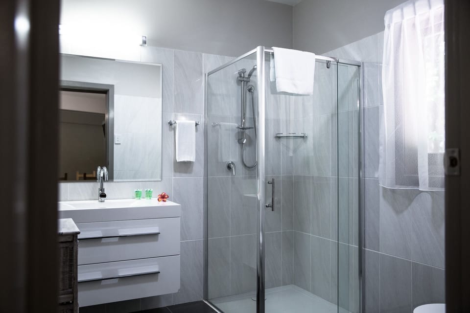 Free toiletries, hair dryer, towels