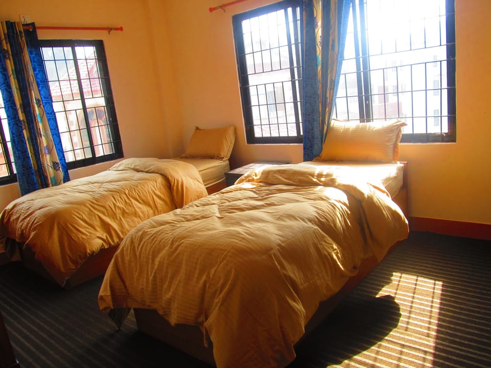 Twin Room, Non Smoking, Hill View | 1 bedroom, desk, rollaway beds, free WiFi
