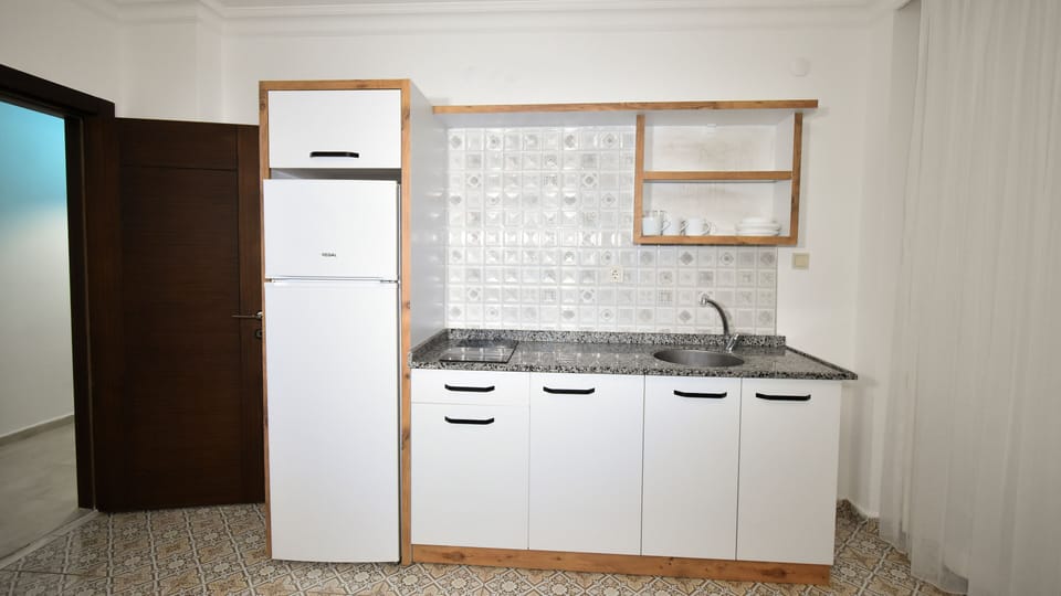 Family Suite, 1 Bedroom, Kitchen, City View | Private kitchen | Fridge, stovetop, coffee/tea maker, electric kettle