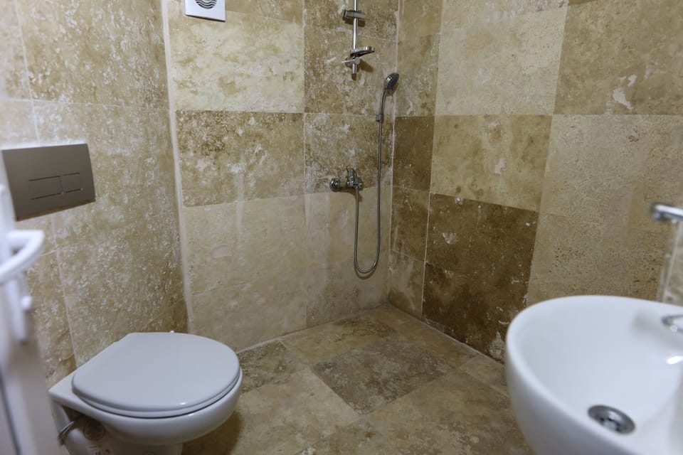 Elite Room | Bathroom | Shower, free toiletries, towels