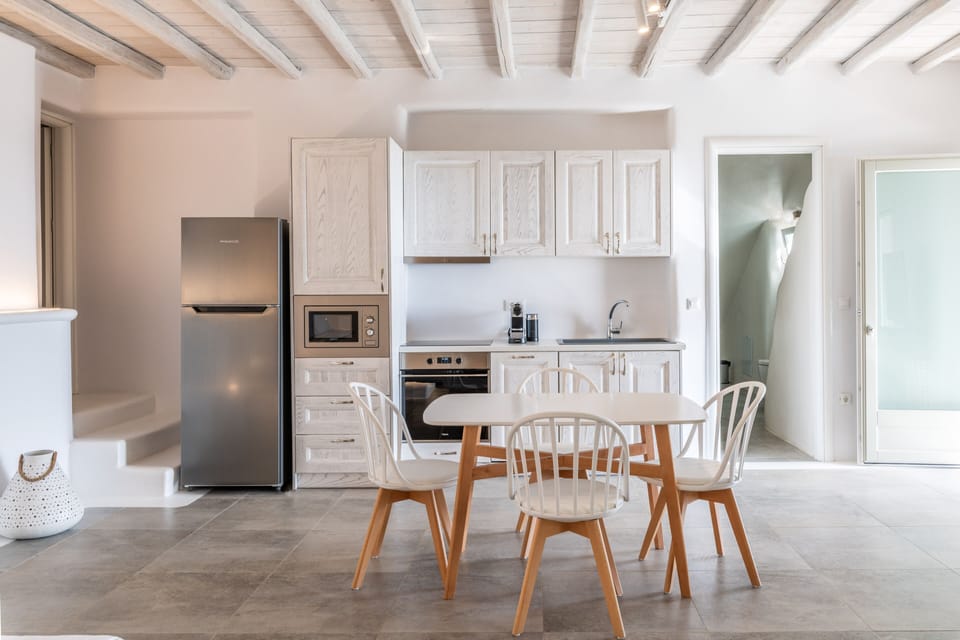 Mykonos Divino 4 - Sea View Studio with private pool | Private kitchen | Fridge, oven, stovetop, dishwasher
