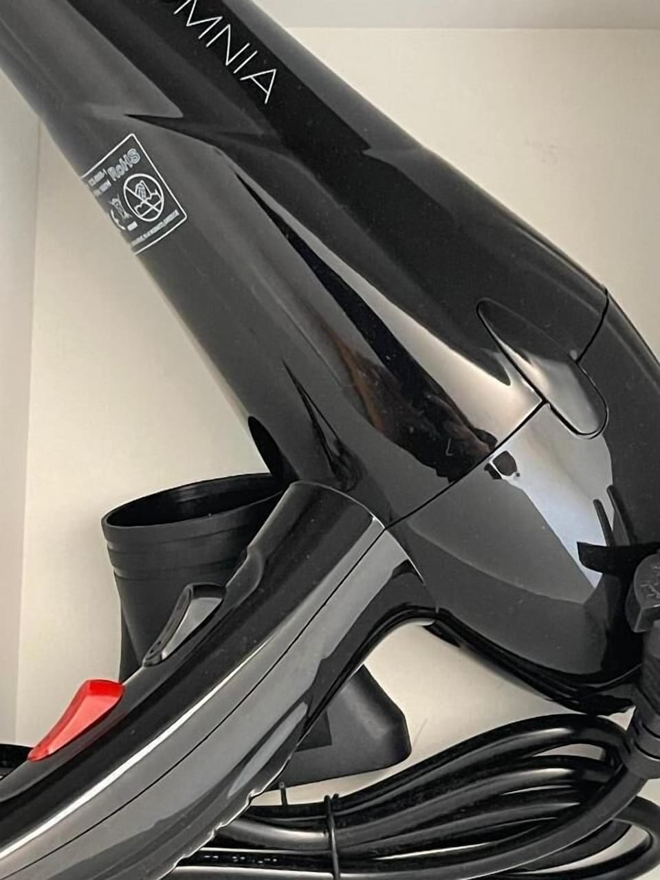 Shower, designer toiletries, hair dryer, slippers