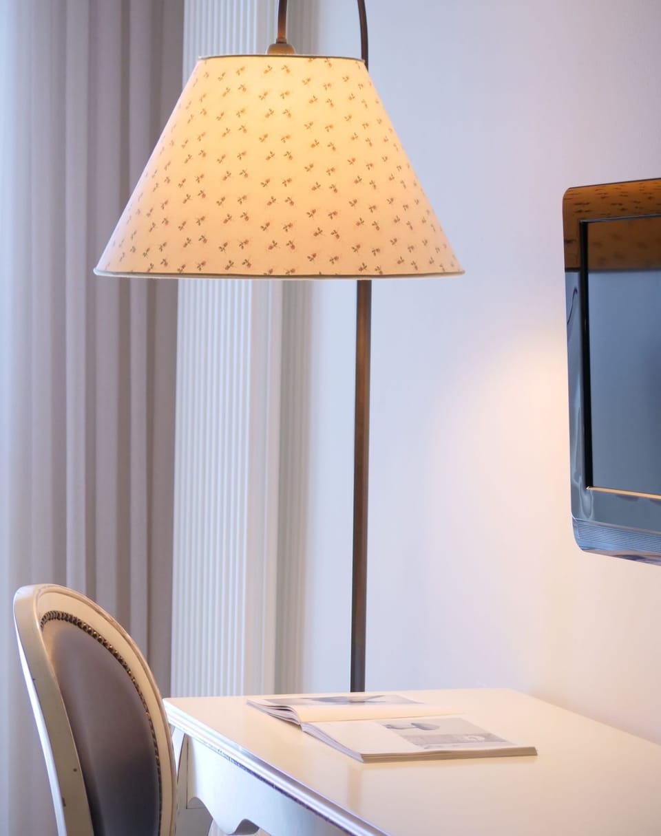 In-room safe, desk, soundproofing, iron/ironing board (on request)
