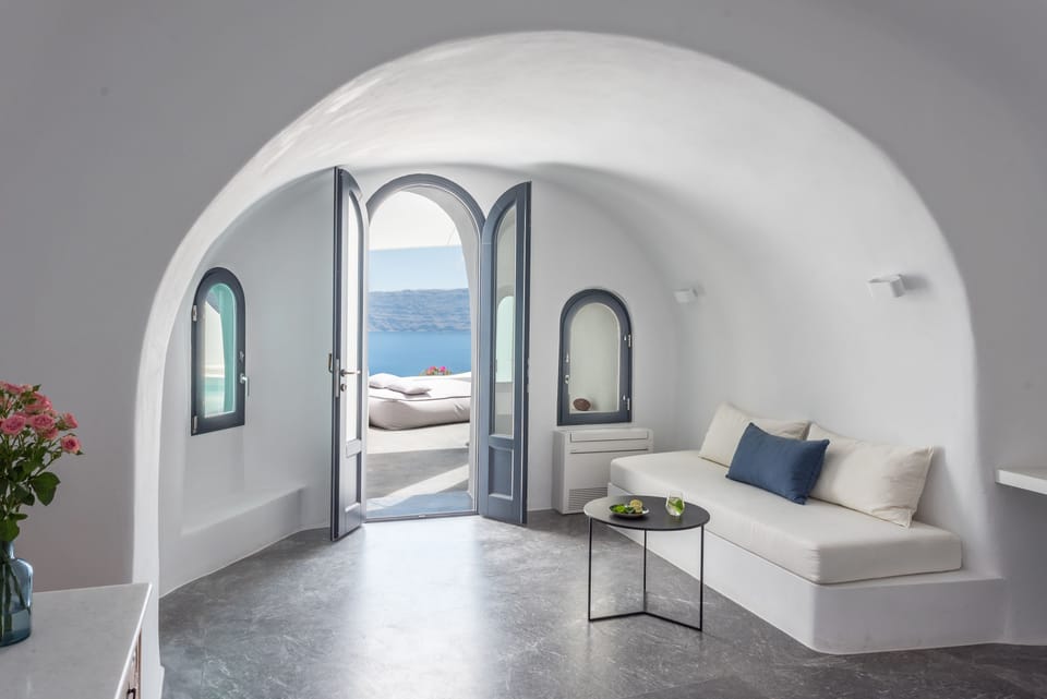 Suite, Plunge Pool, Caldera View (Artist's) | Minibar, in-room safe, individually decorated, individually furnished