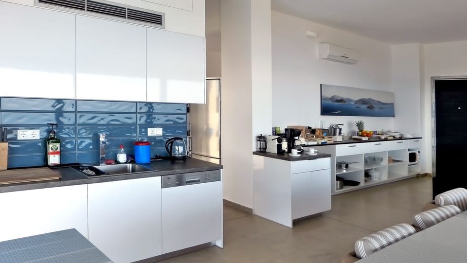 Villa, 6 Bedrooms, Private Pool, Sea View | Private kitchen | Espresso maker, coffee/tea maker, full-size fridge, microwave