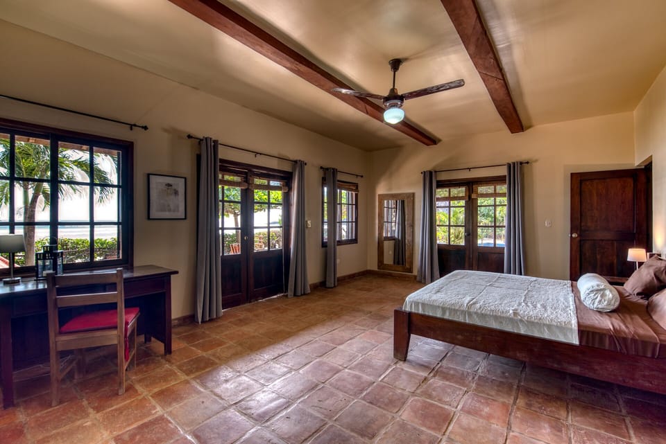 Panoramic Double Room, 1 King Bed, Private Bathroom, Ocean View | In-room safe, desk, WiFi, bed sheets