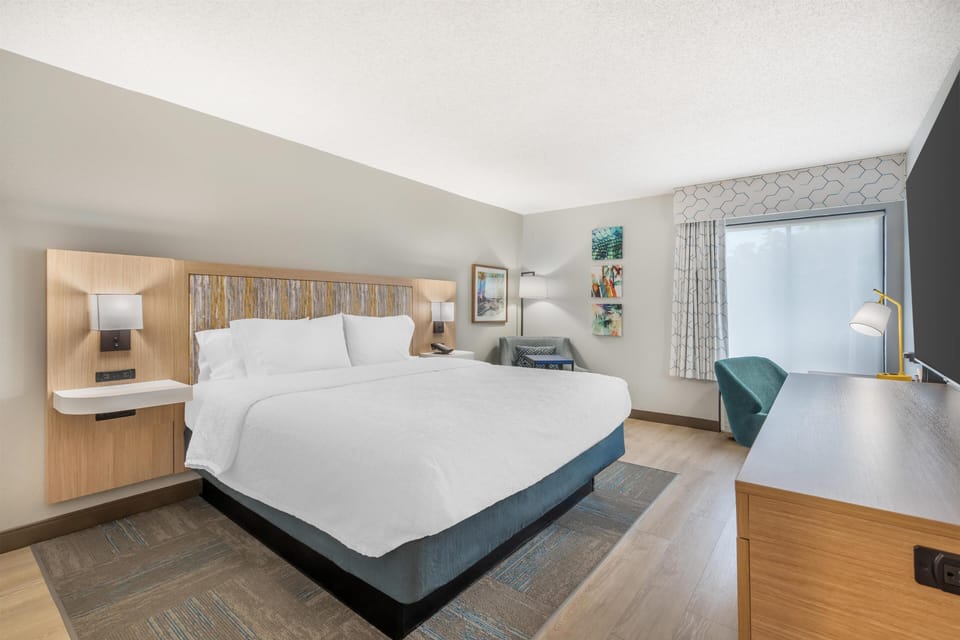 One king bed non smoking | In-room safe, blackout drapes, iron/ironing board