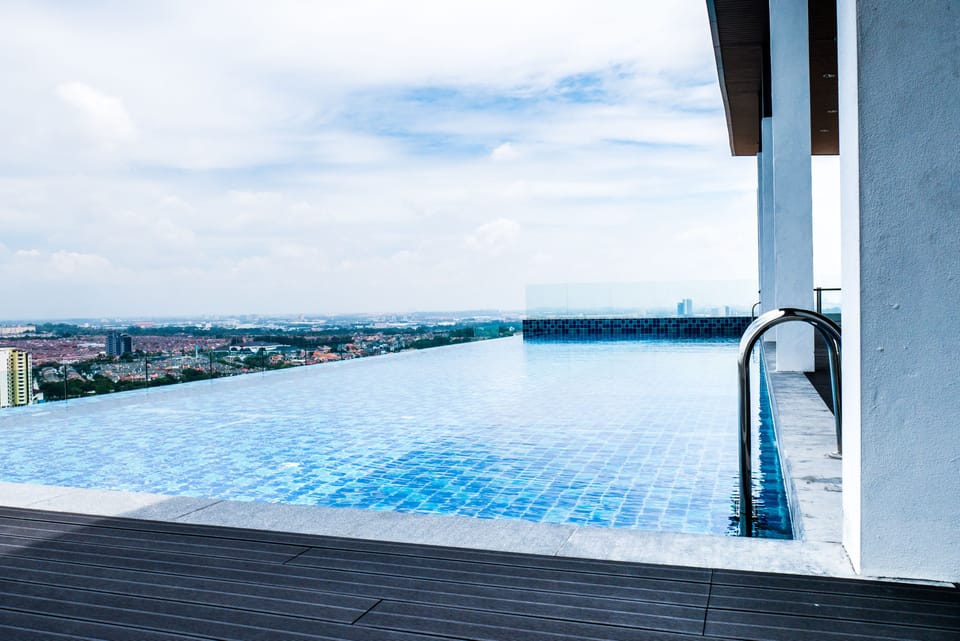 Rooftop pool