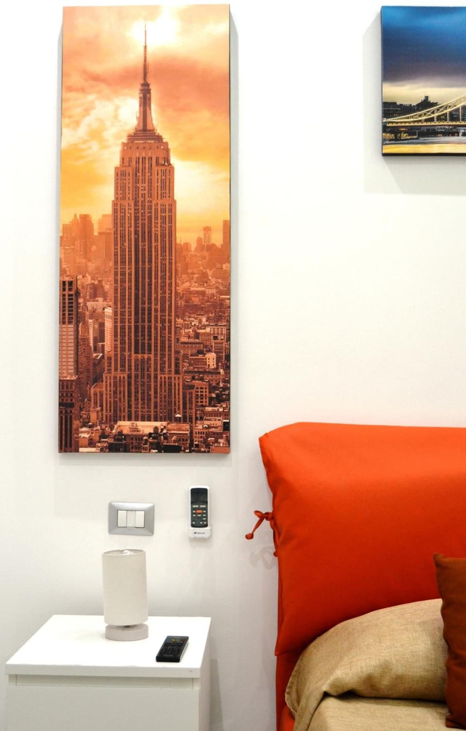 Premium bedding, desk, blackout drapes, soundproofing