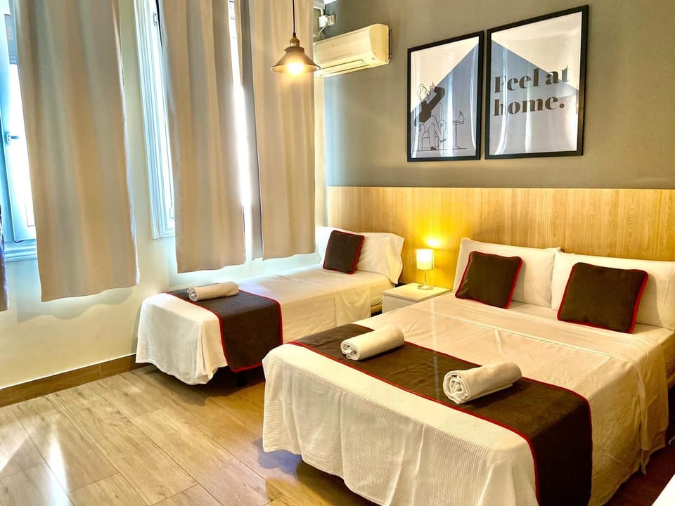 Double Room (Extra Bed & Private Exterior Bathroom) | Desk, free WiFi, bed sheets