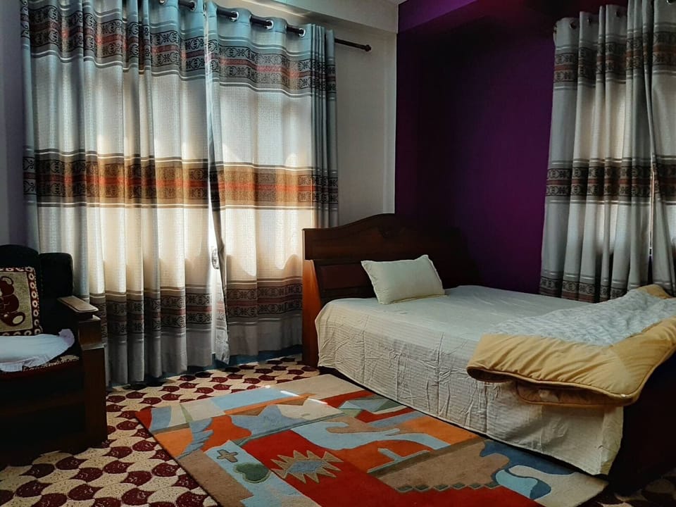 Basic Apartment, 1 Double Bed, Smoking, Hill View | 1 bedroom, free WiFi