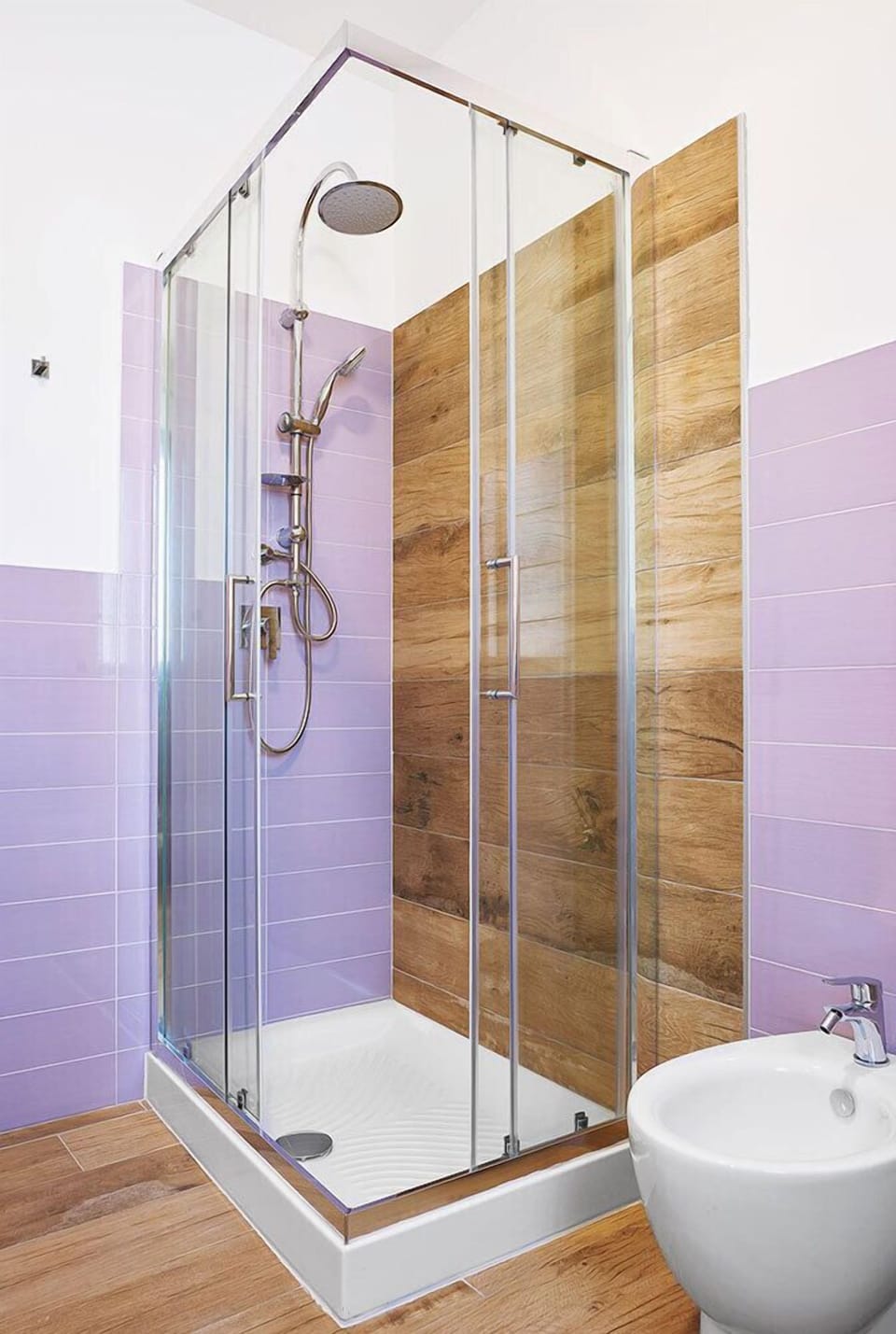 Double Room, Balcony | Bathroom shower
