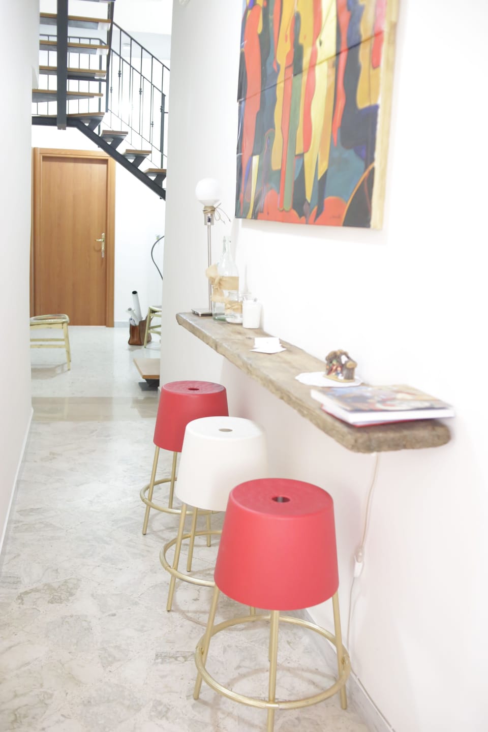 Interior entrance
