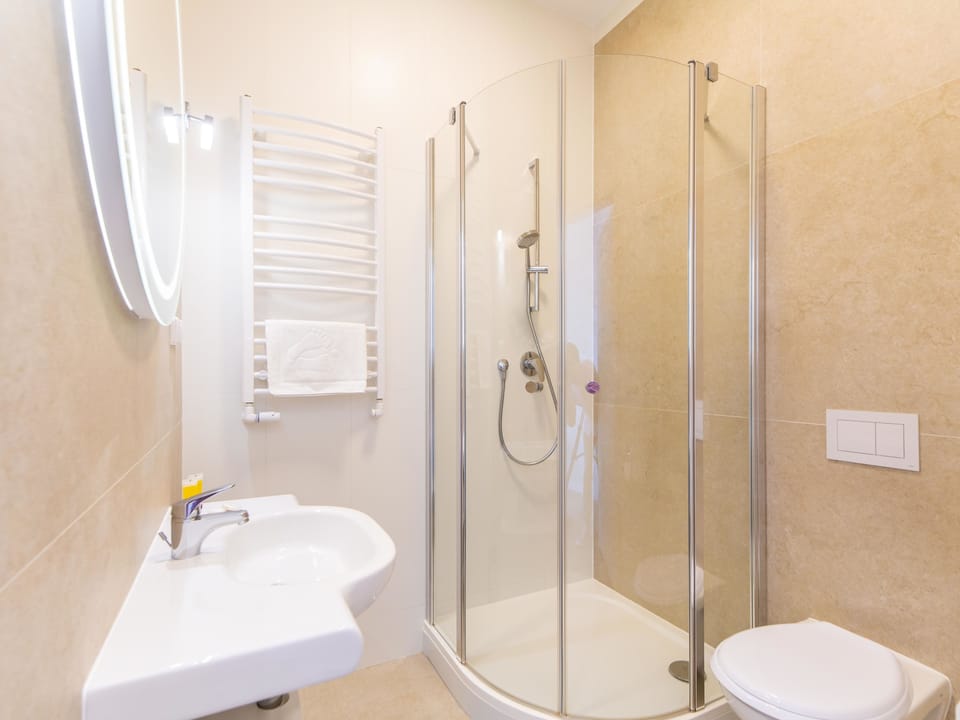 Deluxe Double Room | Bathroom | Free toiletries, hair dryer, towels