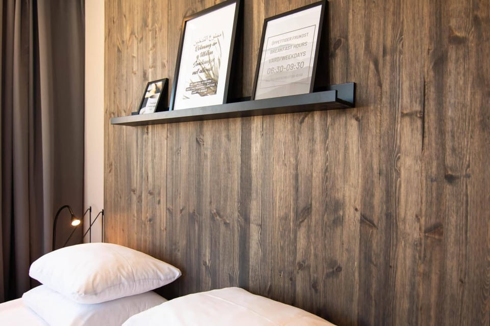 Premium bedding, blackout drapes, soundproofing, free WiFi