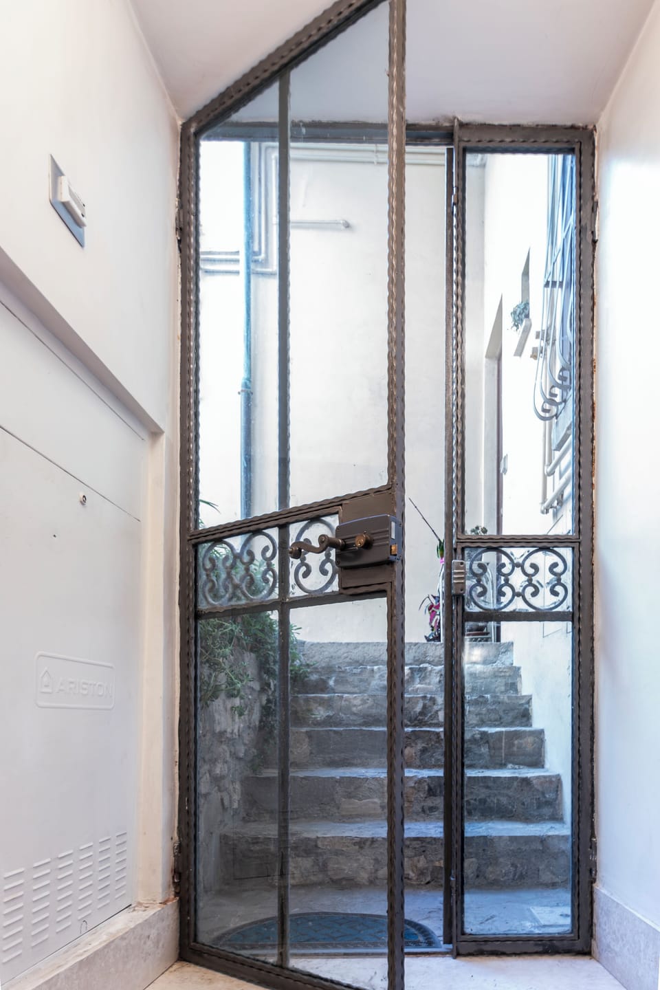 Interior entrance