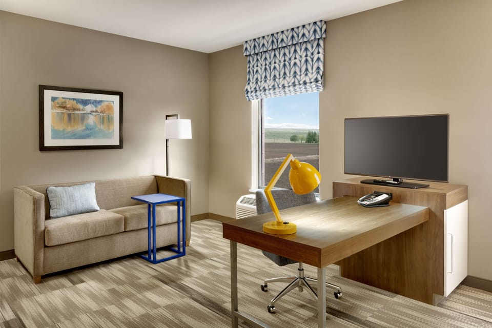 In-room safe, desk, laptop workspace, free cribs/infant beds