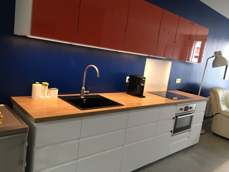 Exclusive Double Room Single Use, 1 Queen Bed, Kitchen, Garden View | Private kitchen | Full-size fridge, microwave, oven, stovetop