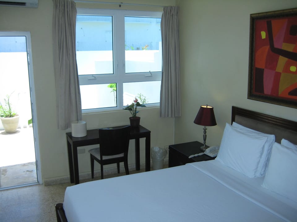 In-room safe, desk, iron/ironing board, WiFi (free)