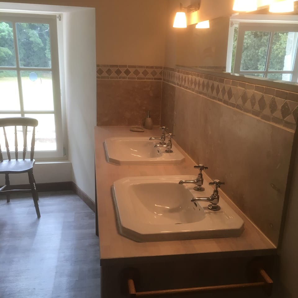 Panoramic Double Room (Hortensia) | Bathroom | Separate tub and shower, deep soaking tub, hydromassage showerhead