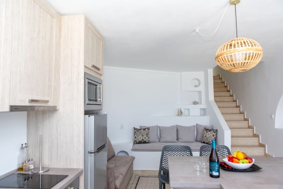 Villa, Pool Access, Sea View (Naxos Eye) | Living area | Flat-screen TV