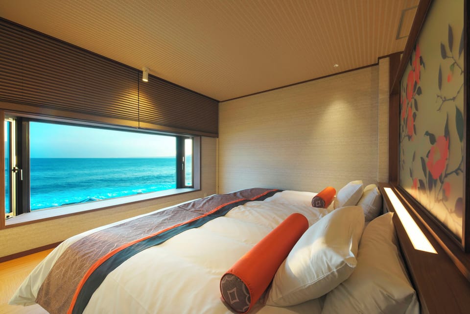 Ocean View Akane Room | In-room safe, free WiFi, bed sheets