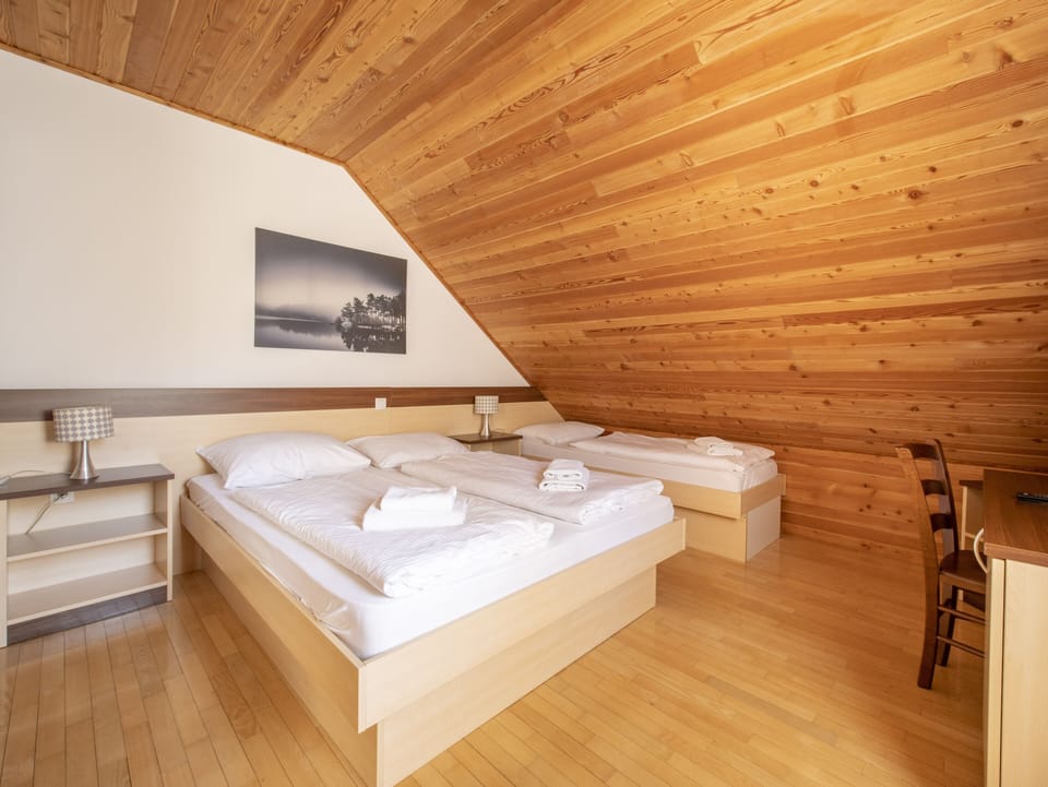 Duplex Three-Bedroom Apartment (5-10 adults) | Desk, free WiFi, bed sheets