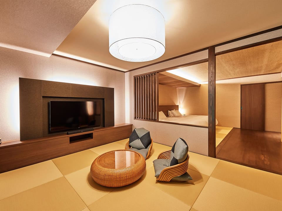 Junior Suite (Japanese Style), Non Smoking (Provides Futon at 3 or more guests usage) | Minibar, in-room safe, desk, free WiFi